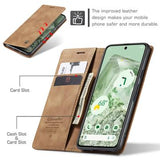 Google Pixel 8a Caseme 013 Series Pung - Brun