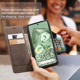 Google Pixel 8a Caseme 013 Series Pung - Kaffe