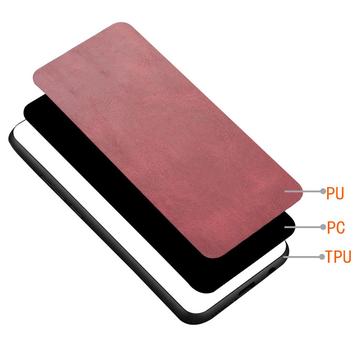 Google Pixel 8a Dækket Hybrid Cover - Rød