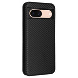 Google Pixel 8a Flip Cover - Karbonfiber - Sort