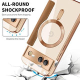 Google Pixel 8a Flip cover med kortholder - MagSafe-kompatibel - Brun