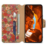 Google Pixel 8a Fire Årstider Pungetui - sommer