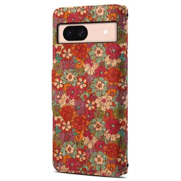 Google Pixel 8a Fire Årstider Pungetui - sommer