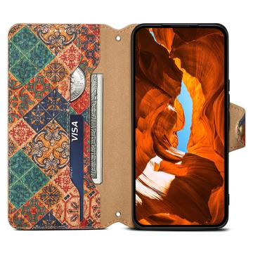 Google Pixel 8a Fire Årstider Pungetui - vinter