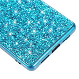 Google Pixel 8a Glitter Series Hybrid Cover - Blå