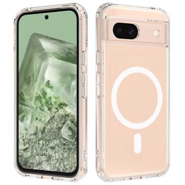 Google Pixel 8a Hybrid Cover - MagSafe Kompatibel - Gennemsigtig