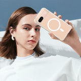 Google Pixel 8a Hybrid Cover - MagSafe Kompatibel - Gennemsigtig