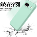 Google Pixel 8a Liquid Silikone Cover med Strop - Grøn