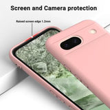 Google Pixel 8a Liquid Silikone Cover med Strop - Pink