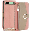 Google Pixel 8a Makeup Spejl Pung m. Skulderrem - Pink