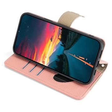 Google Pixel 8a Makeup Spejl Pung m. Skulderrem - Pink