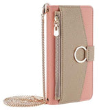 Google Pixel 8a Makeup Spejl Pung m. Skulderrem - Pink