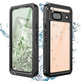 Google Pixel 8a Redpepper FS IP68 Vandtæt Cover - Sort