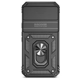 Google Pixel 8a Roterende Ring Hybrid Cover med Kameraskjold - Sort