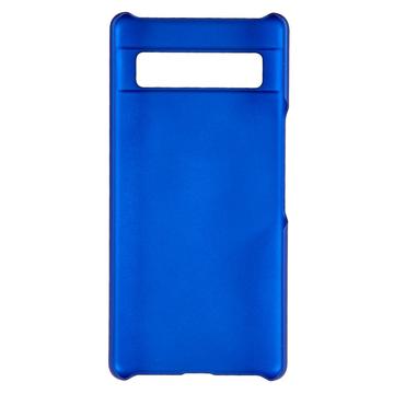 Google Pixel 8a Gummibelagt Plastik Cover - Blå