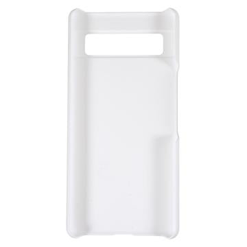 Google Pixel 8a Gummibelagt Plastik Cover - Hvid