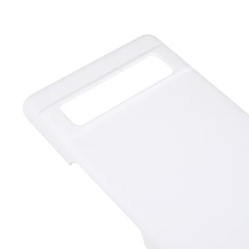 Google Pixel 8a Gummibelagt Plastik Cover - Hvid