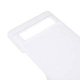 Google Pixel 8a Gummibelagt Plastik Cover - Hvid