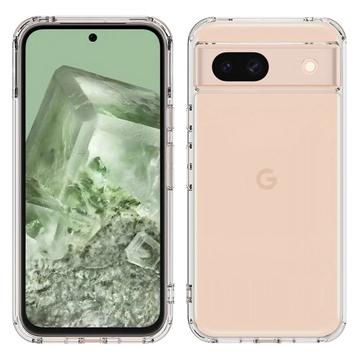 Google Pixel 8a Ridsefast Hybrid Cover - Gennemsigtig