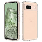 Google Pixel 8a Ridsefast Hybrid Cover - Gennemsigtig