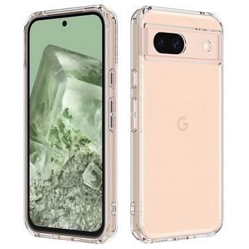 Google Pixel 8a Ridsefast Hybrid Cover - Gennemsigtig