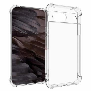 Google Pixel 8a Stødsikkert TPU Cover - Gennemsigtig