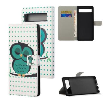 Google Pixel 8a Style Series Pung Taske - Ugle