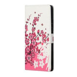Google Pixel 8a Style Series Pung Taske - Pink Blomster