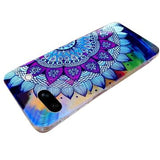 Google Pixel 8a Stilfuld Ultra-Slim TPU Cover - Mandala blomst