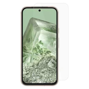 Google Pixel 8a Skærmbeskyttelse Hærdet Glas - 9H - Case Friendly - Klar