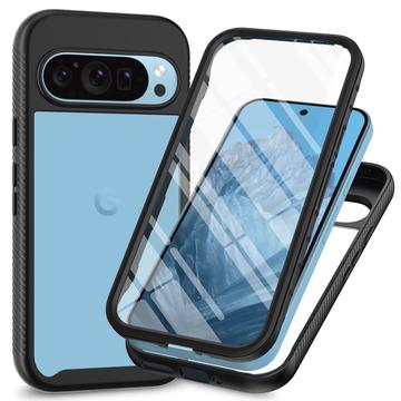 Google Pixel 9 360 Beskyttelse Cover - Sort / Klar