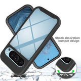 Google Pixel 9 360 Beskyttelse Cover - Sort / Klar