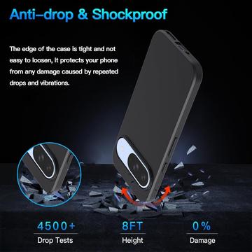 Google Pixel 9/9 Pro Skridsikkert TPU Cover - Sort