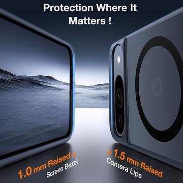 Google Pixel 9/9 Pro Torras Pstand Cover - MagSafe-kompatibel - marineblå