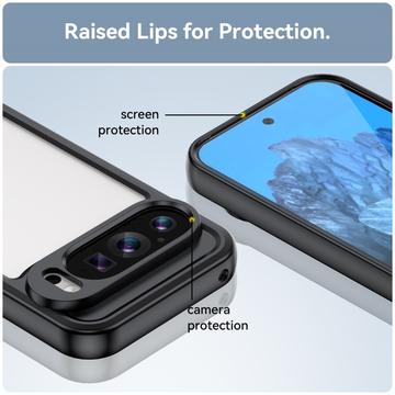 Google Pixel 9/9 Pro Anti-Shock Hybrid Cover - Sort