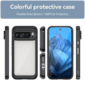 Google Pixel 9/9 Pro Anti-Shock Hybrid Cover - Sort