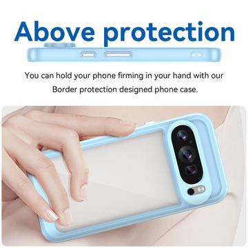 Google Pixel 9/9 Pro Anti-Shock Hybrid Cover - Blå