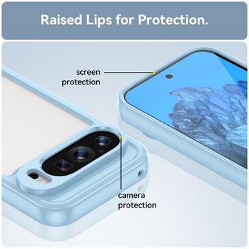 Google Pixel 9/9 Pro Anti-Shock Hybrid Cover - Blå
