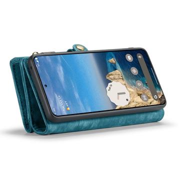 Google Pixel 9/9 Pro Caseme 008 2-i-1 Multifunktionel Pung - Blå