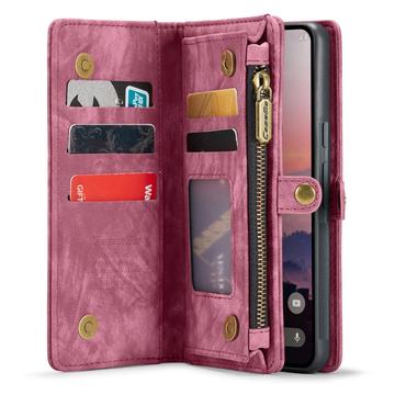 Google Pixel 9/9 Pro Caseme 008 2-i-1 Multifunktionel Pung - Rød