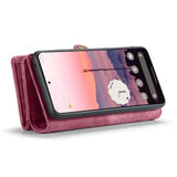 Google Pixel 9/9 Pro Caseme 008 2-i-1 Multifunktionel Pung - Rød