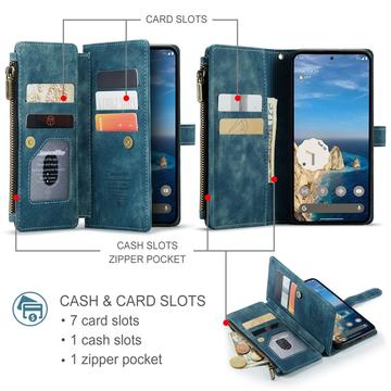Google Pixel 9/9 Pro Caseme C30 Multifunktionel Pung - Blå