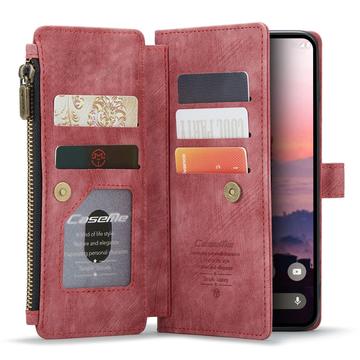 Google Pixel 9/9 Pro Caseme C30 Multifunktionel Pung - Rød