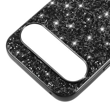 Google Pixel 9/9 Pro Glitter Series Hybrid Cover - Blå
