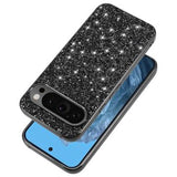 Google Pixel 9/9 Pro Glitter Series Hybrid Cover - Blå