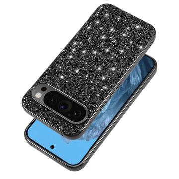 Google Pixel 9/9 Pro Glitter Series Hybrid Cover - Guld