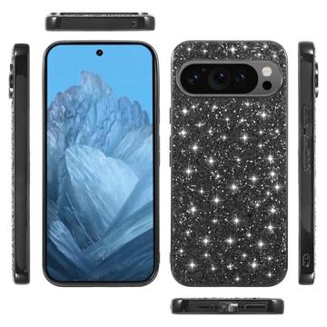 Google Pixel 9/9 Pro Glitter Series Hybrid Cover - Guld