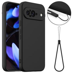 Google Pixel 9 Liquid Silikone Cover - MagSafe Kompatibel - Sort