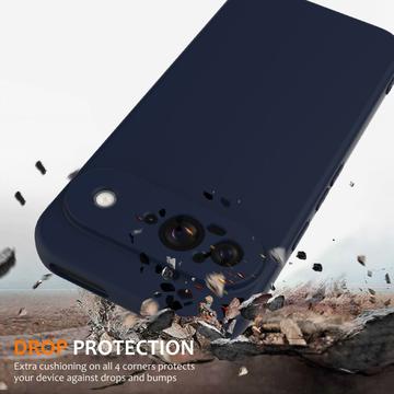 Google Pixel 9 Liquid Silikone Cover - MagSafe Kompatibel - Mørkeblå