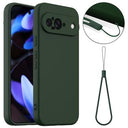 Google Pixel 9 Liquid Silikone Cover - MagSafe Kompatibel - Mørkegrøn